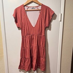 Urban Outfitters Red Polka Dot Dress - Size M